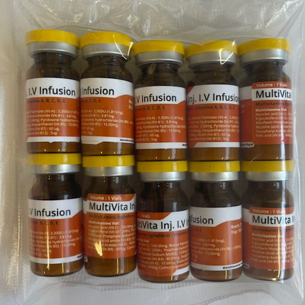 Multi-vitamins Vitamin A, B, C, D, E 10V IV English Label no box