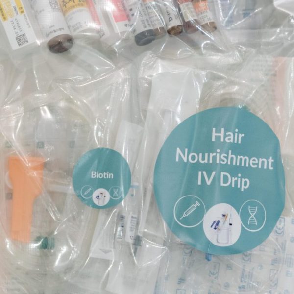 Hair Nourishment with Iron IV drip NaCl/Amino Acids