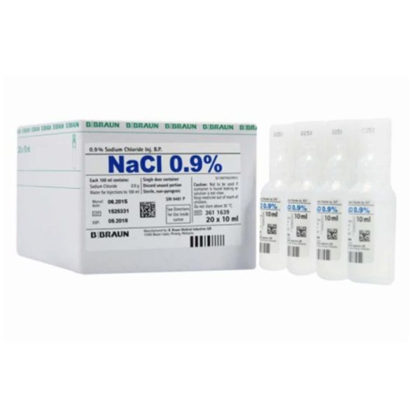 NaCl 0.9% Sodium Chloride 20x10ml B Braun