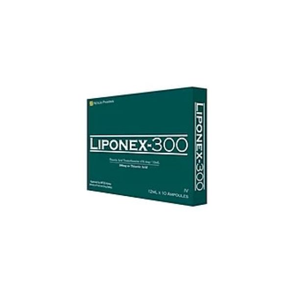 Liponex Thioctic Acid 300mg 1v 12ml IV