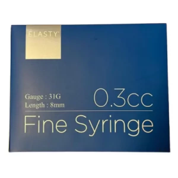 Insuline Syringes 0.3ml 31Gx8mm box of 100 Elasty