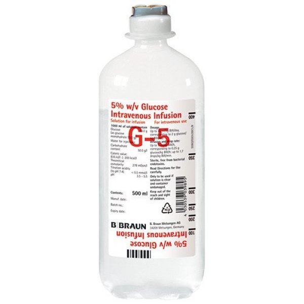 Glucose 5% G5 500ml