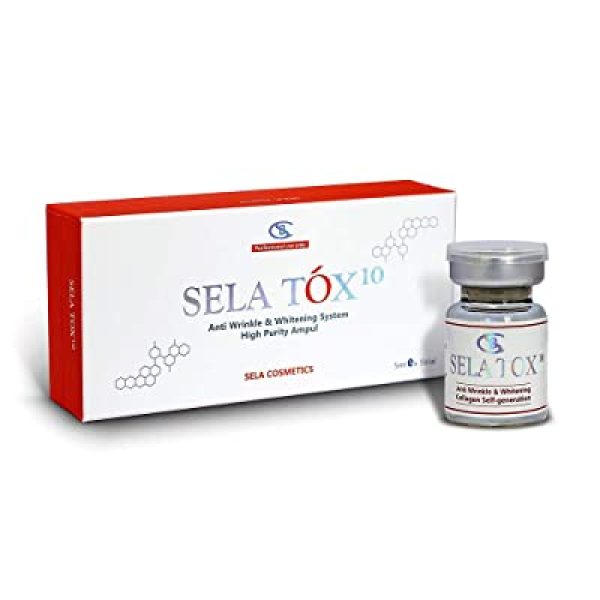 Sela Tox 10 Anti Wrinkle and Whitening Serum 5ml per vial