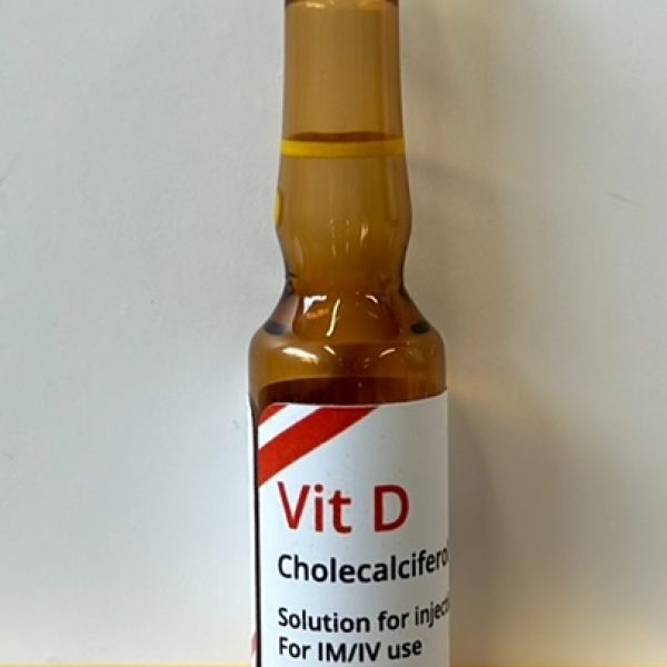 Vitamin D IV/IM 300,000iu /7.5mg 1/vials English label