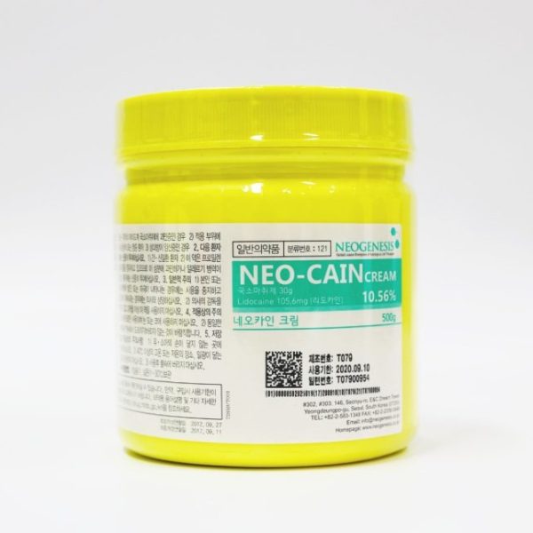 Neo Cain/J Cain/S-te Cain Topical Anesthetic Cream 500g 10.56% lidocaine
