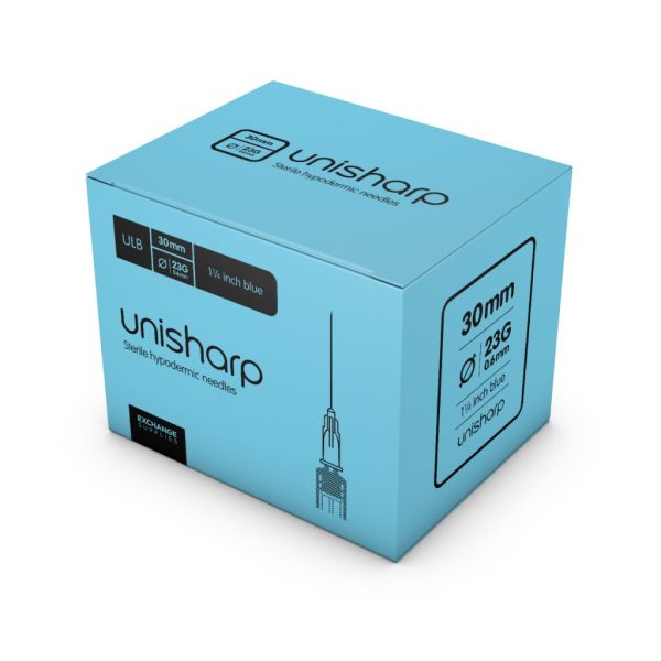 Needles 23g blue 100box