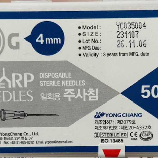 Sharp Needles 35g/4mm 50pcs