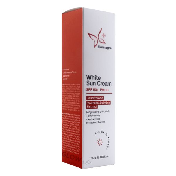 Sun Block 50+ SPF Pa++++ with glutathione, centella asiatica extract/50g