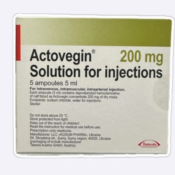 Solcoseryl/actovegin 200mg for injections 5x5ml Ukraine