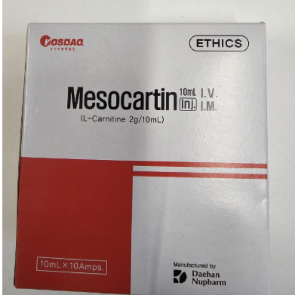L-Carnitine 10vx10ml IV/IM Mesocartin Korea