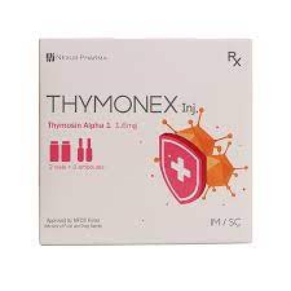 Thymonex inj Thymosin Alpha 1 1.6mg 2 vials IM/IV
