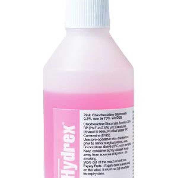 Hydrex Pink 200 mlChlorhexidine Gluconate 0.5%