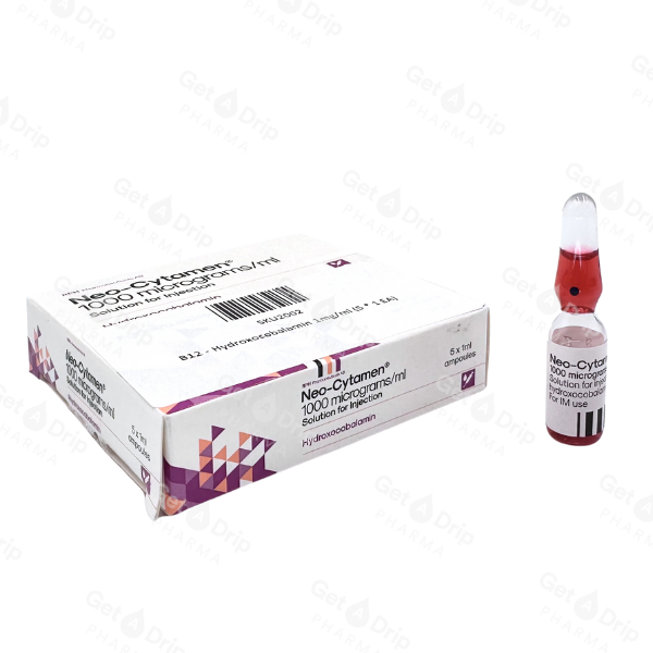 Vitamin B12 Hydroxocobalamin/Neo-Cytamen 5x1ml English