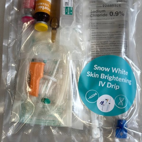 Snow white 600mg IV Drip/250ml NaCl 0.9%