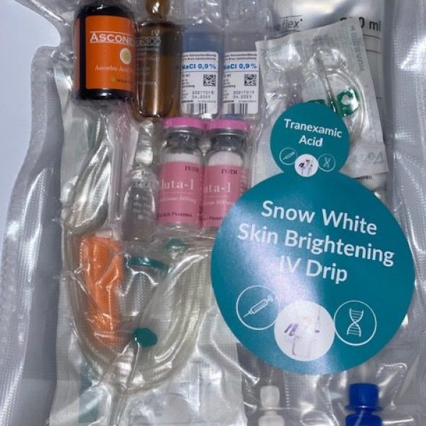 Snow White Skin Brightening IV Drip Set 1200mg with Tranexamic Acid 250mg