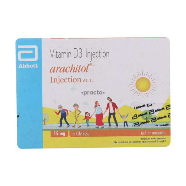 Vitamin D Injection 15mg 6x1ml Abbott